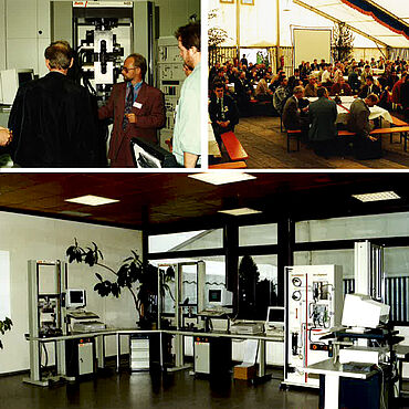 Premier Forum pour les Essais Mécaniques testXpo chez Zwick 1992